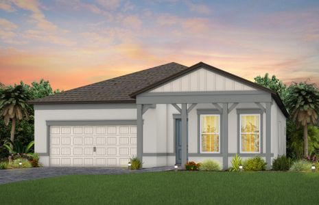 New construction Single-Family house 8816 Sky Sail Cove, Parrish, FL 34219 - photo 0