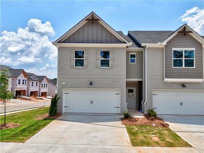 New construction Townhouse house 5450 Rock Place Court, Norcross, GA 30093 Harmony- photo 0