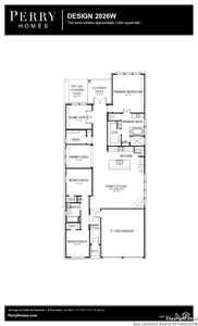 New construction Single-Family house 13037 Macar Manor, San Antonio, TX 78245 Design 2026W- photo 0 0