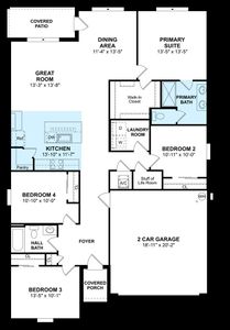 New construction Single-Family house 6906 Sw 131St Place, Ocala, FL 34473 Goldenrod II- photo
