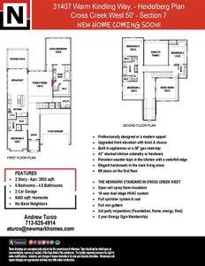 New construction Single-Family house 31407 Warm Kindling Way, Fulshear, TX 77441 Heidelberg- photo 4 4