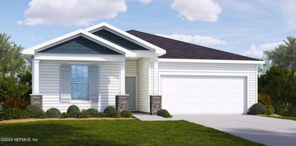 New construction Single-Family house 11354 Tiburon Drive, Jacksonville, FL 32221 Landmark Series - Bonnet- photo 0 0
