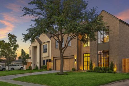 This home is located in serene Spring Oaks neighborhood, with manicured landscaping and mature trees providing natural beauty and shade. The modern design blends seamlessly with the surrounding homes.