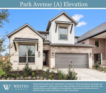 New construction Single-Family house 16727 Williams Gully Trail, Humble, TX 77346 The Park Avenue- photo 0 0
