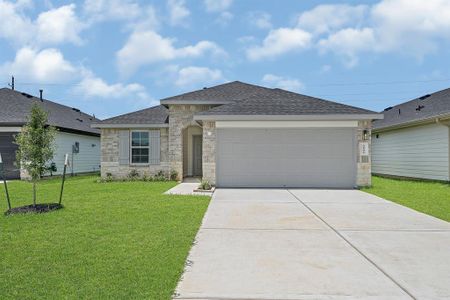 New construction Single-Family house 31235 Yatesbury Lane, Fulshear, TX 77441 The Baxtor- photo 0