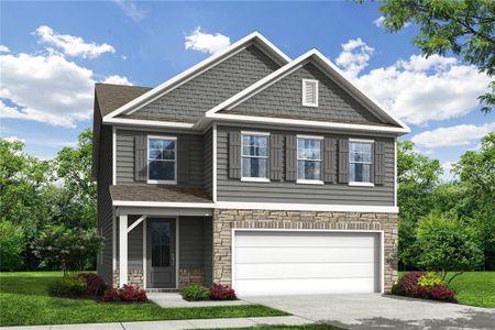 New construction Single-Family house 4669 Blue Topaz Trail, Kennesaw, GA 30144 - photo 0