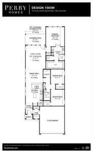 New construction Single-Family house 10415 Hay Meadow Drive, Iowa Colony, TX 77583 Design 1593W- photo 2 2