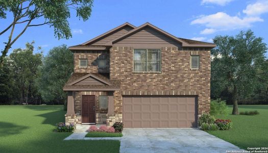 New construction Single-Family house 14316 Iron Knight, San Antonio, TX 78253 Holbrook G- photo 0