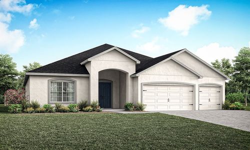 New construction Single-Family house Willow II, Midway Road, Ocala, FL 34472 - photo
