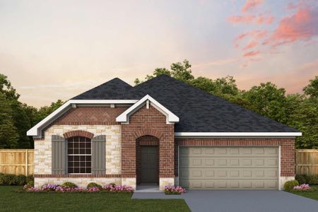 New construction Single-Family house The Aftonwood, 1196 Wandering Brook Street, Magnolia, TX 77354 - photo