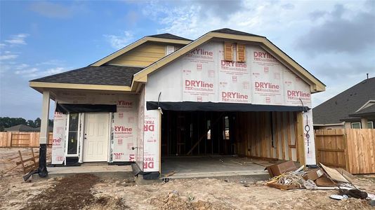 New construction Single-Family house 10611 Dolphin Cove Lane, Humble, TX 77396 Leopold- photo