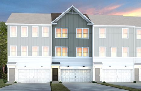 New construction Townhouse house Olive Chapel Rd, Apex, NC 27502 Jellicoe- photo 0