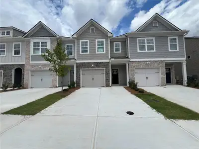 New construction Townhouse house 5760 Calle Vista Drive, Lithonia, GA 30058 Mercer- photo 0