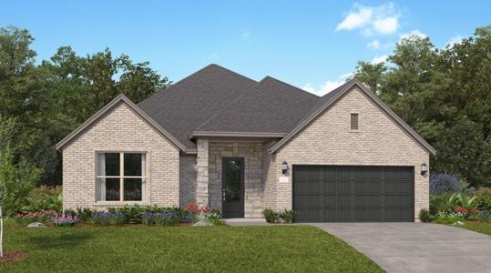 New construction Single-Family house 18311 Tiger Flowers Drive, Conroe, TX 77302 Melrose- photo 0