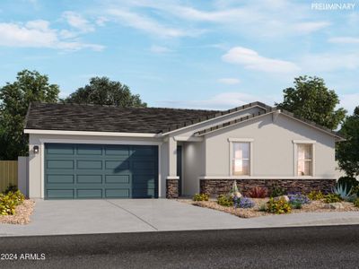 New construction Single-Family house 241 S 176Th Avenue, Goodyear, AZ 85338 Cedar- photo 0