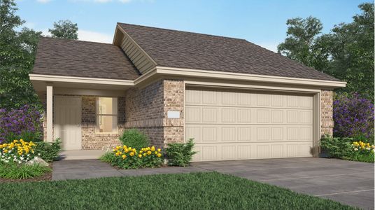 New construction Single-Family house 621 Roaring Falls Drive, Willis, TX 77378 Camellia- photo 0