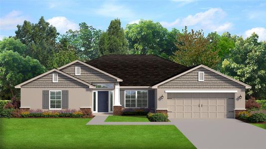 New construction Single-Family house 8421 N Brook Way, Citrus Springs, FL 34433 2117- photo 0