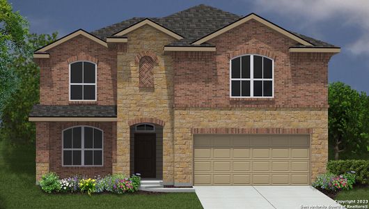 New construction Single-Family house 14032 Nolan Falls Rd, San Antonio, TX 78253 - photo 0 0