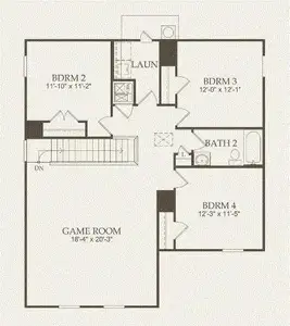 Pulte Homes, Granville floor plan