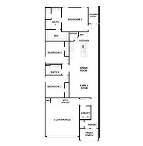 New construction Duplex house 18413-A Cremello Drive, Manor, TX 78653 The Magnolia- photo 1 1