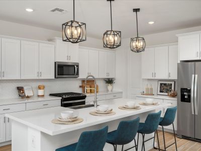 Kitchen in Lark Floorplan at Silva Farms