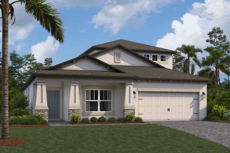 New construction Single-Family house 20267 Oriana Loop, Land O' Lakes, FL 34638 Newport II Bonus- photo 0