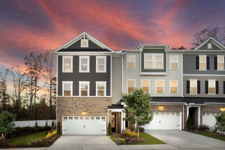 New construction Townhouse house 133 Marron Drive, Indian Trail, NC 28079 Chestnut End- photo 0 0