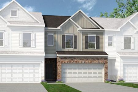 New construction Townhouse house 3549 Fairhaven Drive, Powder Springs, GA 30141 Norwood II- photo 0 0