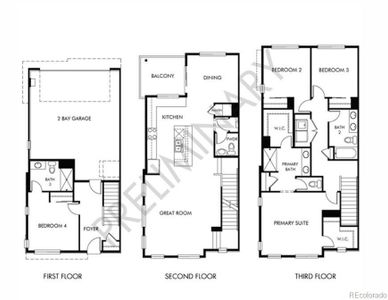 New construction Townhouse house 16708 Shoshone Place, Broomfield, CO 80023 Crestone- photo 3