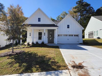 New construction Single-Family house 1100 Cooks Farm Way, Woodstock, GA 30189 Heartwood- photo 0