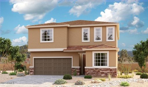 New construction Single-Family house 2096 E Escondido Place, Casa Grande, AZ 85122 Moonstone- photo 0