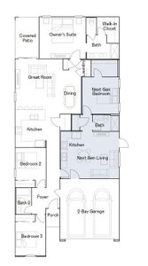 New construction Single-Family house Latitude Plan 3580, 36575 W. Maddaloni Ave., Maricopa, AZ 85138 - photo