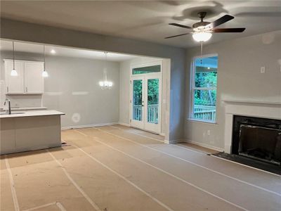 New construction Single-Family house 305 Riverwood Pass, Dallas, GA 30157 The Willow D - Unfinished Basement- photo 52 52