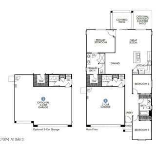 New construction Single-Family house 25370 N 156Th Lane, Surprise, AZ 85387 Villa Collection Plan 3501- photo 1 1