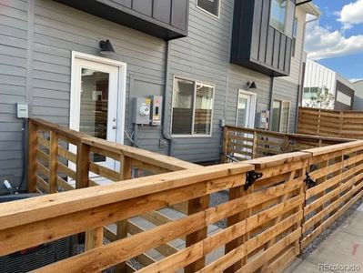 Exterior - Back area with fenced in outdoor space