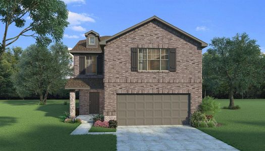 New construction Single-Family house 1625 Edgeway Drive, Aubrey, TX 76227 Rayburn II W- photo 3 3