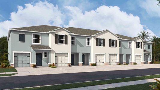 New construction Townhouse house 3701 Stormy Thistle Place, Plant City, FL 33565 - photo 0 0
