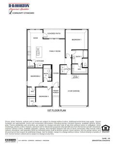 New construction Single-Family house 11129 East Chase Lane, Providence Village, TX 76227 Plan X40B- photo 1 1