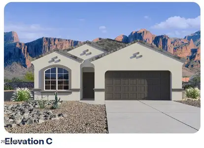 New construction Single-Family house 5450 S 253Rd Lane, Buckeye, AZ 85326 Mockingbird- photo 0