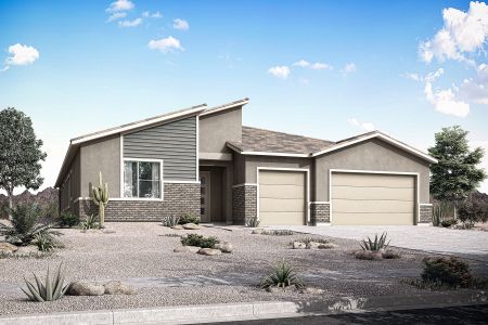 New construction Single-Family house 29068 N 136Th Ln, Peoria, AZ 85383 Olive- photo 0