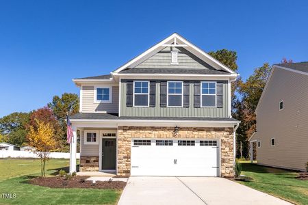 New construction Townhouse house 218 Gregory Village Drive, Lillington, NC 27546 - photo 0