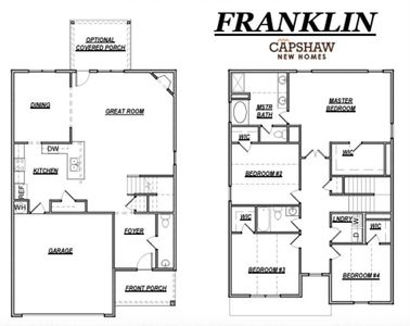 New construction Single-Family house 2449 Walker Drive, Hampton, GA 30228 The Franklin- photo