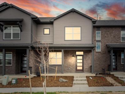 New construction Townhouse house 22280 E 8Th Avenue, Aurora, CO 80018 - photo 0