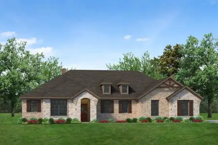 New construction Single-Family house 1350 County Road 200, Valley View, TX 76272 - photo 0