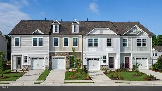 New construction Townhouse house 130 Charlie Circle, Angier, NC 27501 Sage- photo 0 0