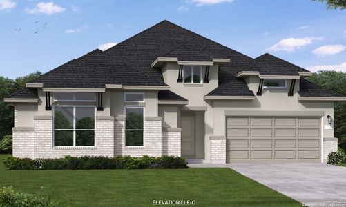 New construction Single-Family house 112 Valencia, Boerne, TX 78006 Parmer (2330-CM-50 ELE-C)- photo 0