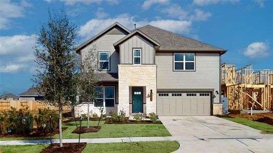 New construction Single-Family house 8318 Red Shiner Way, Fulshear, TX 77441 Hemlock WM- photo 0