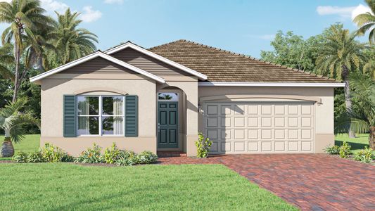 New construction Single-Family house 1367 Nettle Way Se, Palm Bay, FL 32909 Clifton- photo 0