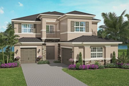 New construction Single-Family house Eddison, 32212 Mahogany Valley Drive, Wesley Chapel, FL 33543 - photo