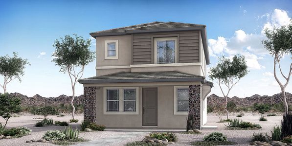 New construction Single-Family house Hamlet, 43258 N Hinoki St, Queen Creek, AZ 85140 - photo